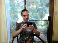 Jacking & Licking His Big Cock With Zack Randall