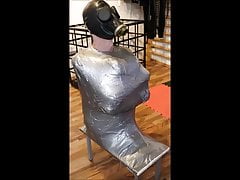 duct tape statue