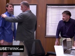 Starting A New Position Is Never Easy But Jack Is Happy To Be Welcomed By Keith His New Colleague