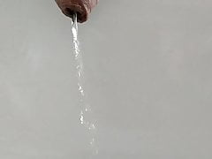 My foreskin cock piss