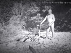 Fapping my dickie outdoor