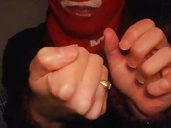 BONUS - special nails biting livecam on december,18,2017