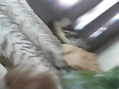60-year-old Vladimir fingering a flaccid cock and cums