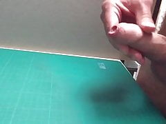 Not best quality - playing with a slo-mo cum