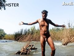 Aaj to ganga Nadi me nanga snan kiya nude jordiweek in the ganga river place