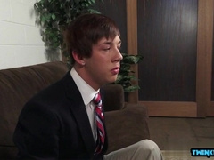 Brunette with brown hair gets her ass nailed and takes a hot load