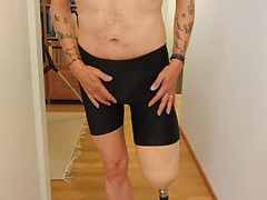 Sak gay amputee pretender jerking