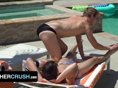 BrotherCrush - Marvelous Fit Men Taylor Reign And Jerk Bailey Breeding By The Pool