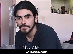 Long Haired Straight Latino Boy Fucked For Cash And Free Rent