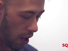 Hot gay sex after meeting at the office