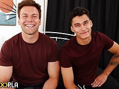 Straight Hottie Fucks His First Guy! Nerves Are HIGH!