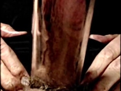 Wiry Trunk in Slow Pumping Fapping Machine