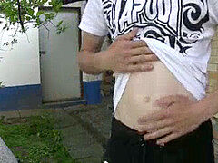 OUTDOOR cam - horny VILLAGE guy