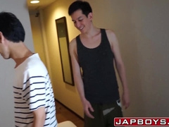 Asian twink Fuji asshole licked and penetrated passionately