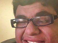 Pouring old cum and then blasted