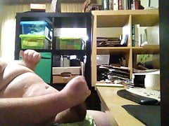 Watching porn and cumming