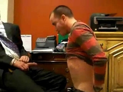 Enormous-Meatpipe Parent Blows His Masculine Assistant