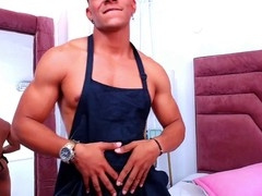 Latinos on webcam having fun