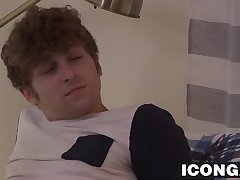 Sucking my cute step brothers dick and licking his balls