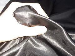 Satin Black Dress Pleasure
