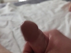 Fapping Off Til I Spunk Then Continuing