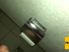 Public Restroom Handjob and Masturbation Compilation