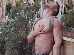 Gorgeous Skyy Knox offers his muscular ass to BBC Max Konnor