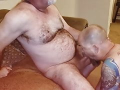 Bearded takes my cock and load