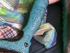 Sex lizard showing off his feet and tail