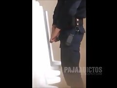 COPS jerk in public toilets Compilation