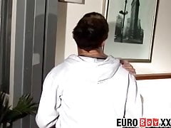 Euro twinks barebacking hard and sucking big dicks