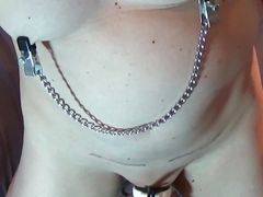 Old Clip from 2017: E-Stim in Chastity Cage