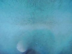 In the pool
