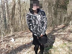 Crossdresser Jane Dogging
