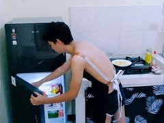 jaycourtand with big dick during breakfast