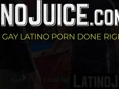 LatinoJuice.com - Handsome stud Francis gobbles Martin Muse massive dick