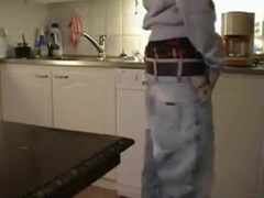 sagger man jizzing in the table