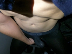 Non-stop jizz dumping after ten hours of bragging about swelling on a crowded bus