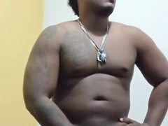 Hung ebony stud with a massive black cock heats things up