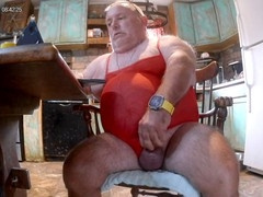 Dressed up watching porn