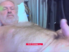 Bearded Daddy Stroking His Meat