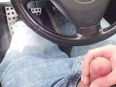 Public Camper Masterbation With A pile of Traffic