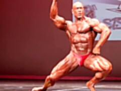 Rusty Jeffers in a Bodybuilding contest