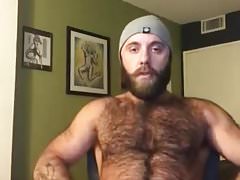Hairy Lumberjack Shows Off his Cock ( No Cum )