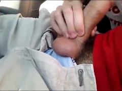 young twink sucks dick in car and swallows 10