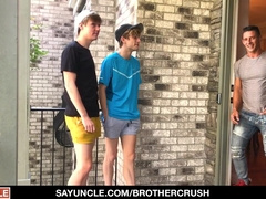 BrotherCrush - Gardener Stepbros Gets Romped Rock hard