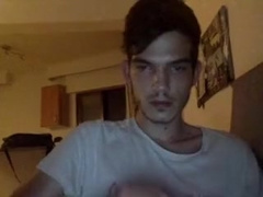 Greek Boy,big Fat Cock On Webcam