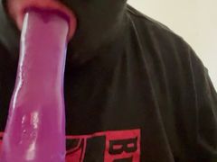 Cleaning the Mistress's dong the right way