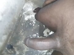 Tamil boy handshak in bathroom with little cum in 3 rd round