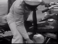 Amateur Homemade Motorcycle Hunk Jocks Thief